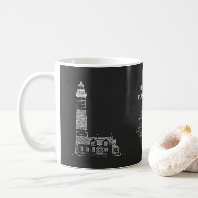 Taza De Café Faro Big Sable Point - Michigan - PD (Con donut)