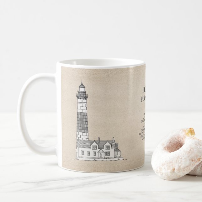 Taza De Café Faro Big Sable Point - Michigan - SBD (Con donut)