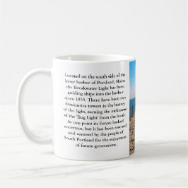 Taza De Café Faro de aguas residuales de Portland, Maine Mug