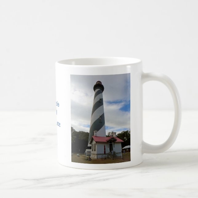 Taza De Café Faro de Anastasia Island (Derecha)