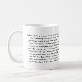 Taza De Café Faro de Baker Island, Maine Mug