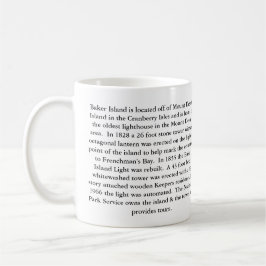 Taza De Café Faro de Baker Island, Maine Mug