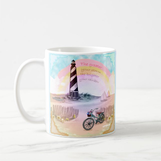 Taza De Café Faro de Bicicleta Stormy (Izquierda)