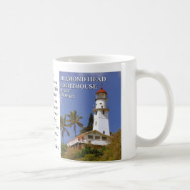 Taza De Café Faro de cabeza de diamante, O'ahu, Hawai'i Mug