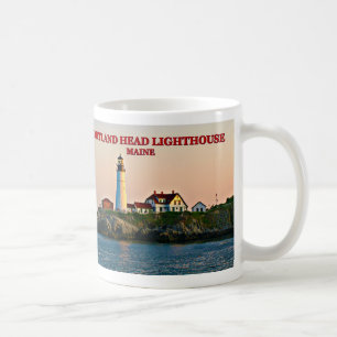 Taza De Café Faro de cabeza de Portland, Maine Mug