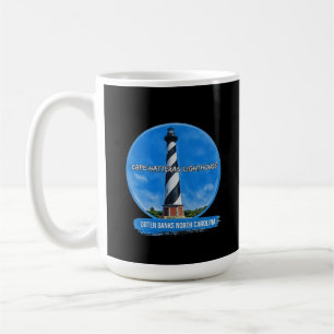 Taza De Café Faro de Cape Hatteras en las orillas exteriores N.