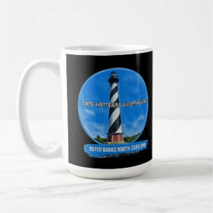 Taza De Café Faro de Cape Hatteras en las orillas exteriores N.