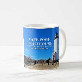 Taza De Café Faro de Cape Poge, Massachusetts Mug