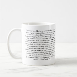 Taza De Café Faro de Crossover Island, New York Mug