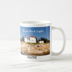 Taza De Café Faro de cuello de garganta, Maine Mug