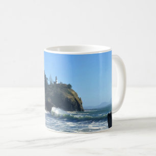 Taza De Café Faro de decepción del Cabo, Washington