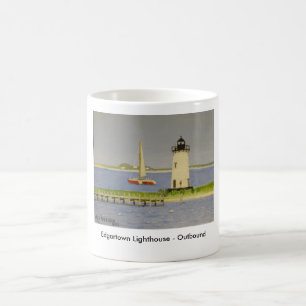 Taza De Café Faro de Edgartown - el extranjero