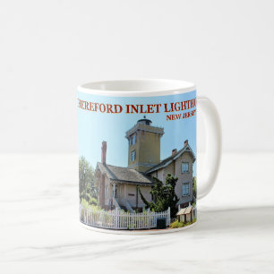 Taza De Café Faro de entrada Hereford, New Jersey Mug