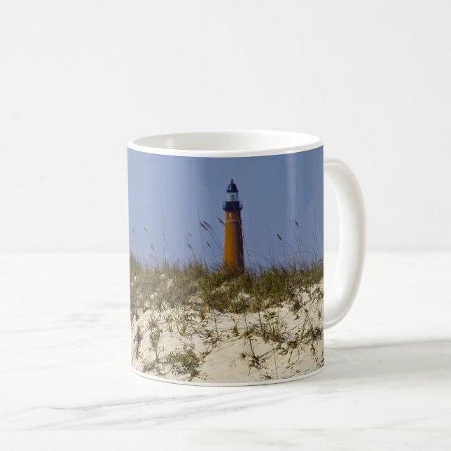 Taza De Café Faro de entrada Ponce Florida Beach Nautical (Anverso derecho)