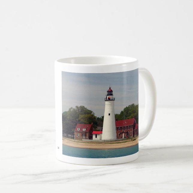 Taza De Café Faro de Fort Gratiot (Anverso derecho)