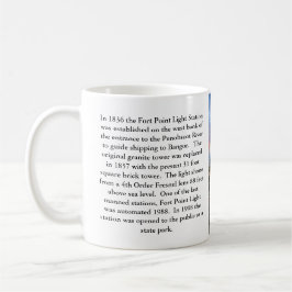 Taza De Café Faro de Fort Point, Maine Mug