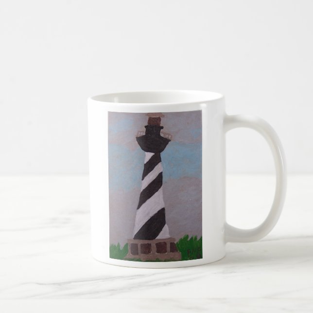 Taza De Café Faro de Hatteras del cabo (Derecha)