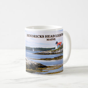 Taza De Café Faro de Hendricks Head, Maine Mug