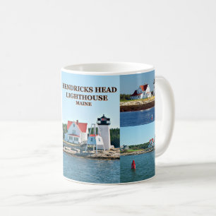 Taza De Café Faro de Hendricks Head, Maine Mug