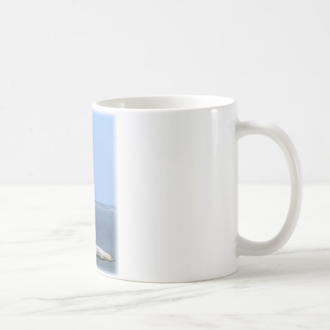 Taza De Café faro de la isla de arena (Derecha)
