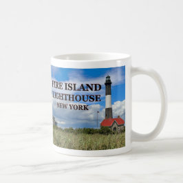 Taza De Café Faro de la isla de incendios, New York Mug