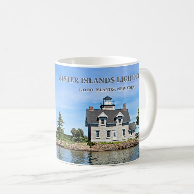 Taza De Café Faro de las islas hermanos, New York Mug (Anverso derecho)