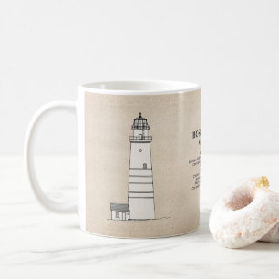 Taza De Café Faro de luz de Boston - Massachusetts - SBD