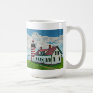 Taza De Café Faro de Maine