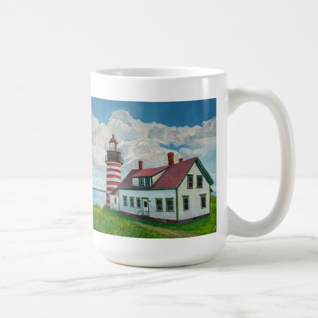 Taza De Café Faro de Maine (Derecha)