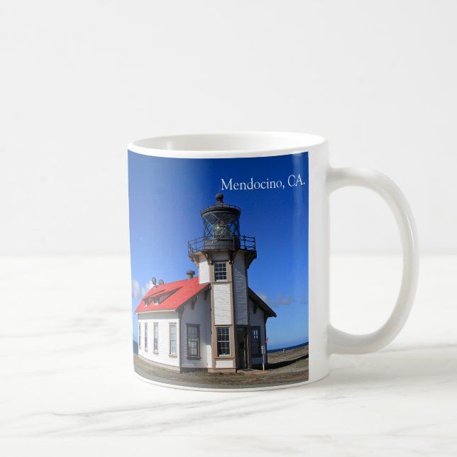 Taza De Café Faro de Mendocino Mug (Derecha)