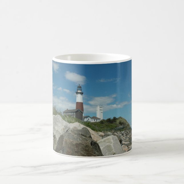 Taza De Café Faro de Montauk (Centro)