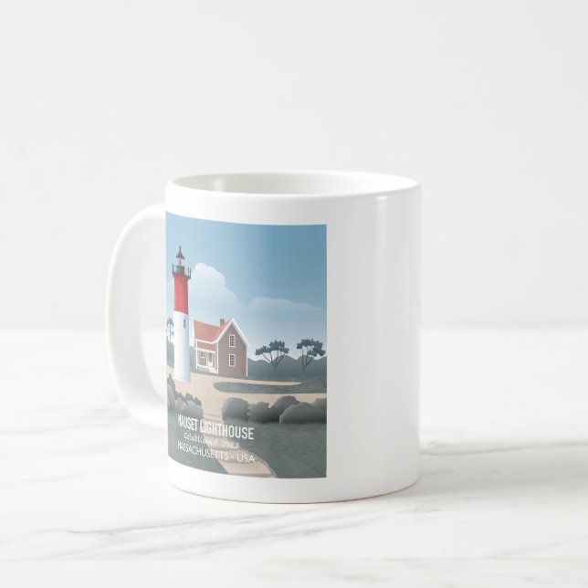 Taza De Café Faro de Nauset (Anverso izquierdo)