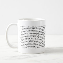 Taza De Café Faro de Nayatt Point, isla de Rhode Mug