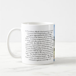 Taza De Café Faro de Nayatt Point, isla de Rhode Mug
