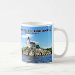 Taza De Café Faro de Pomham Rocks, Mug de Rhode Island