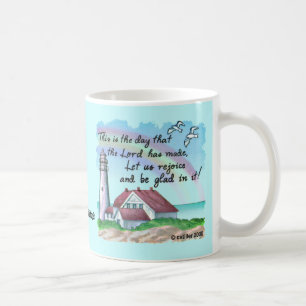 Taza De Café Faro de regocijo cristiano