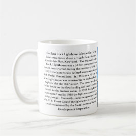 Taza De Café Faro de Rock Sunken, Nueva York