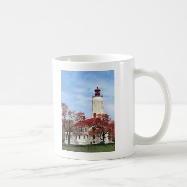 Taza De Café Faro de Sandy Hook (Derecha)