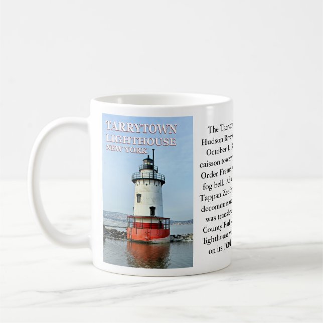 Taza De Café Faro de Tarrytown, New York Mug (Izquierda)