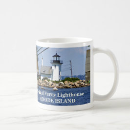 Taza De Café Faro del ferry de Bristol, Rhode Island Mug
