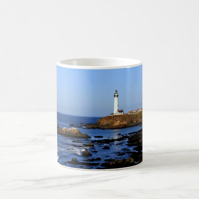 Taza De Café Faro del punto de la paloma (Centro)