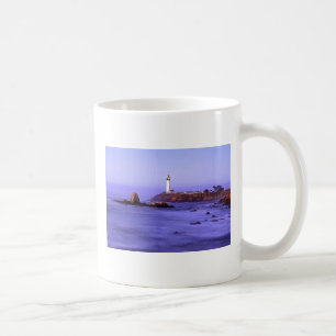 Taza De Café Faro del punto de la paloma, luz Sta del punto de