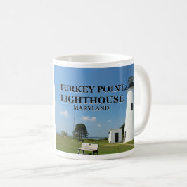 Taza De Café Faro del punto de Turquía, Maryland Mug