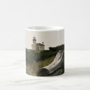 Taza De Café Faro del río Coquille, Oregón