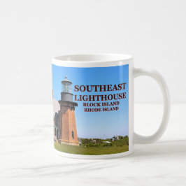 Taza De Café Faro del Sudeste, Isla de Bloques, RI Mug