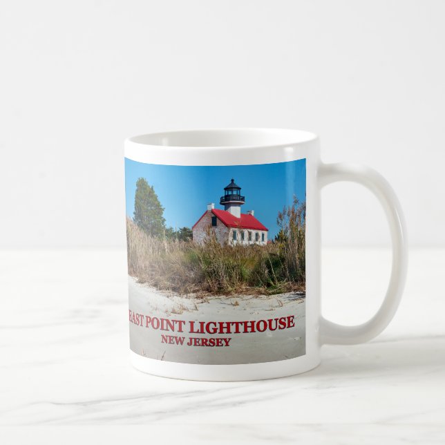 Taza De Café Faro East Point, New Jersey Mug (Derecha)