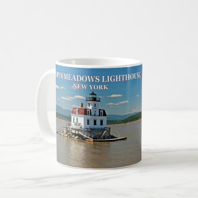 Taza De Café Faro Esopus Meadows, New York Mug (Anverso izquierdo)