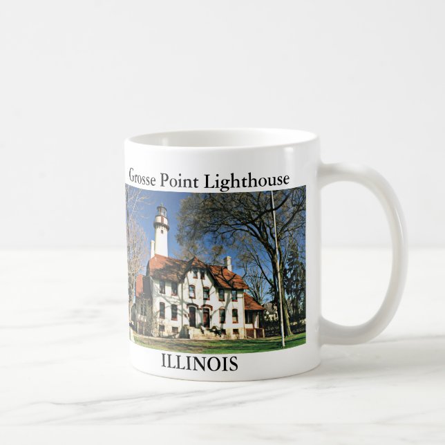 Taza De Café Faro Grosse Point, Illinois Mug (Derecha)