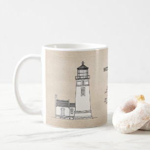 Taza De Café Faro Heceta Head - Oregon - SBD