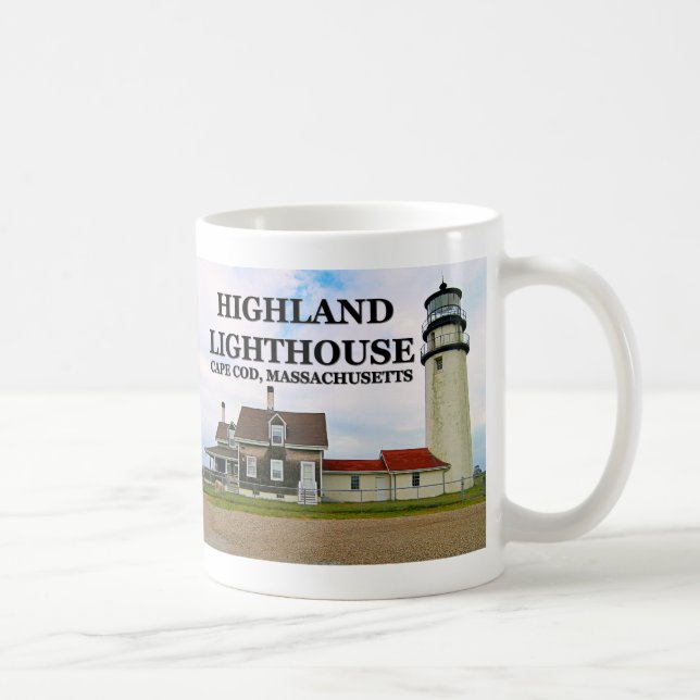 Taza De Café Faro Highland, Cape Cod, Massachusetts Mug (Derecha)